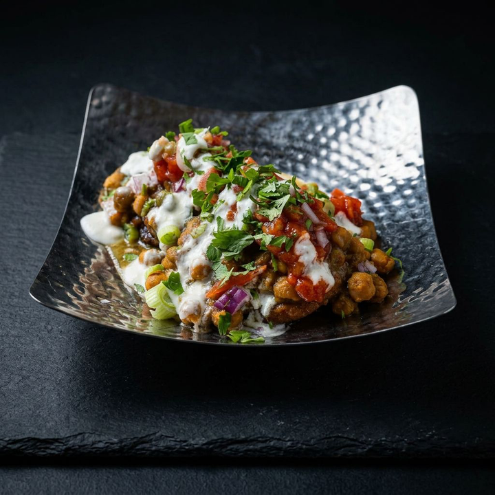 Aloo Tikki Chat at Taj Indian Cuisine & Bar in Madison, Wisconsin