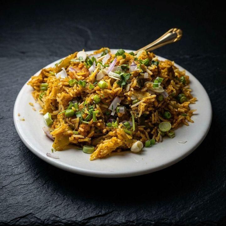 Vegetable Biryani catering tray delivered in Appleton by Taj Indian Cuisine & Bar in Madison, Wisconsin