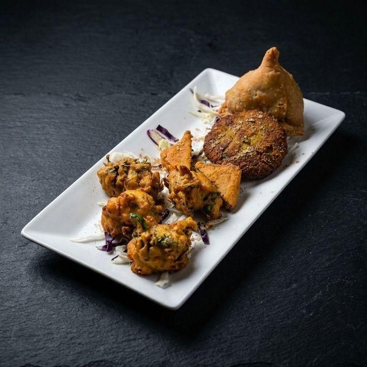 Vegetarian Platter catered by Taj Indian Cuisine & Bar in Madison, Wisconsin