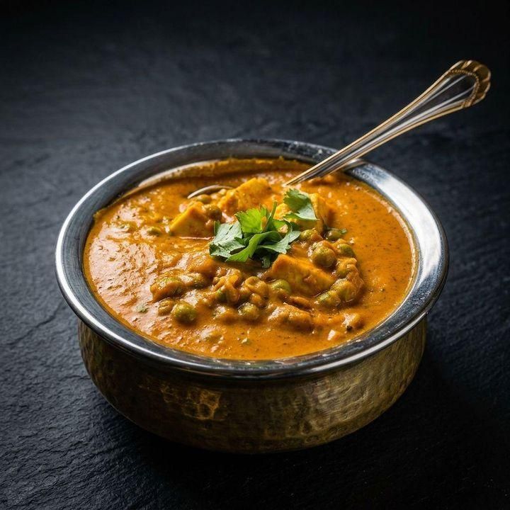 Mattar Paneer at Taj Indian Cuisine & Bar in Madison, Wisconsin