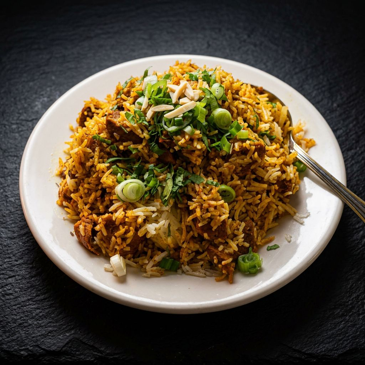 Lamb Biryani catered by Taj Indian Cuisine & Bar in Madison, Wisconsin